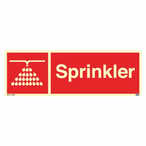13000-Sprinkler-300-x-100-mm-Nortek Skilt Sprinkler