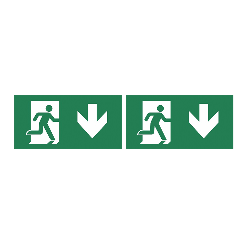 Piktogram SOLID Exit 2 N N 30m