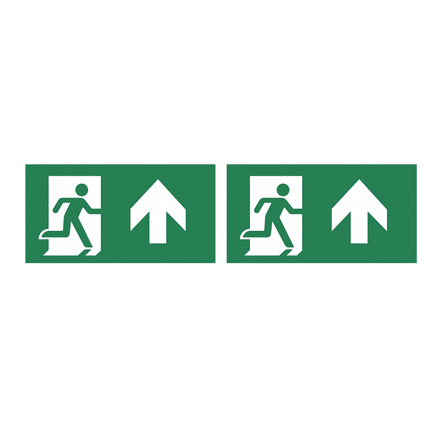 Piktogram SOLID Exit 2 O/O 30m