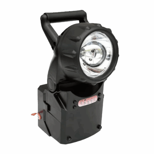 Håndlampe oppladbar LED 230V