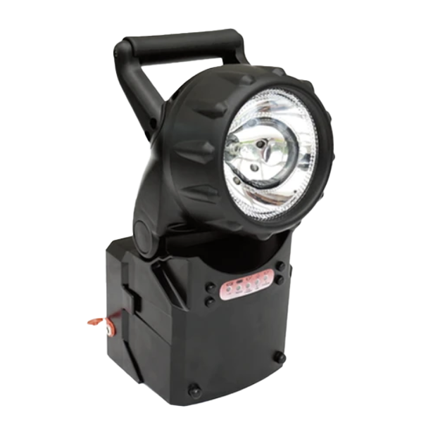 Håndlampe oppladbar LED 230V