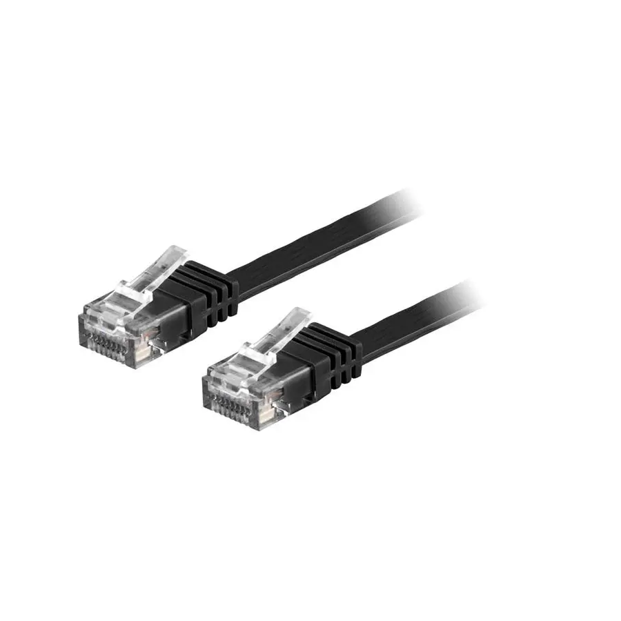 Patch Kabel CAT6 3m svart flat